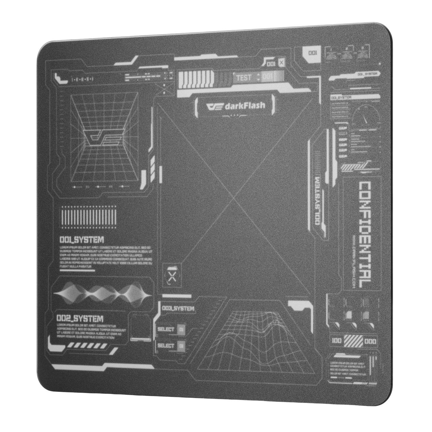 DMP300 Glass Mouse Pad