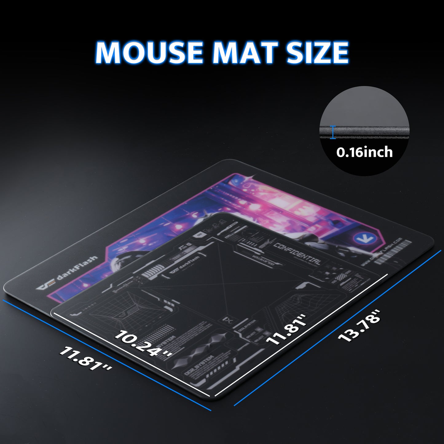 DMP350 Glass Mouse Pad