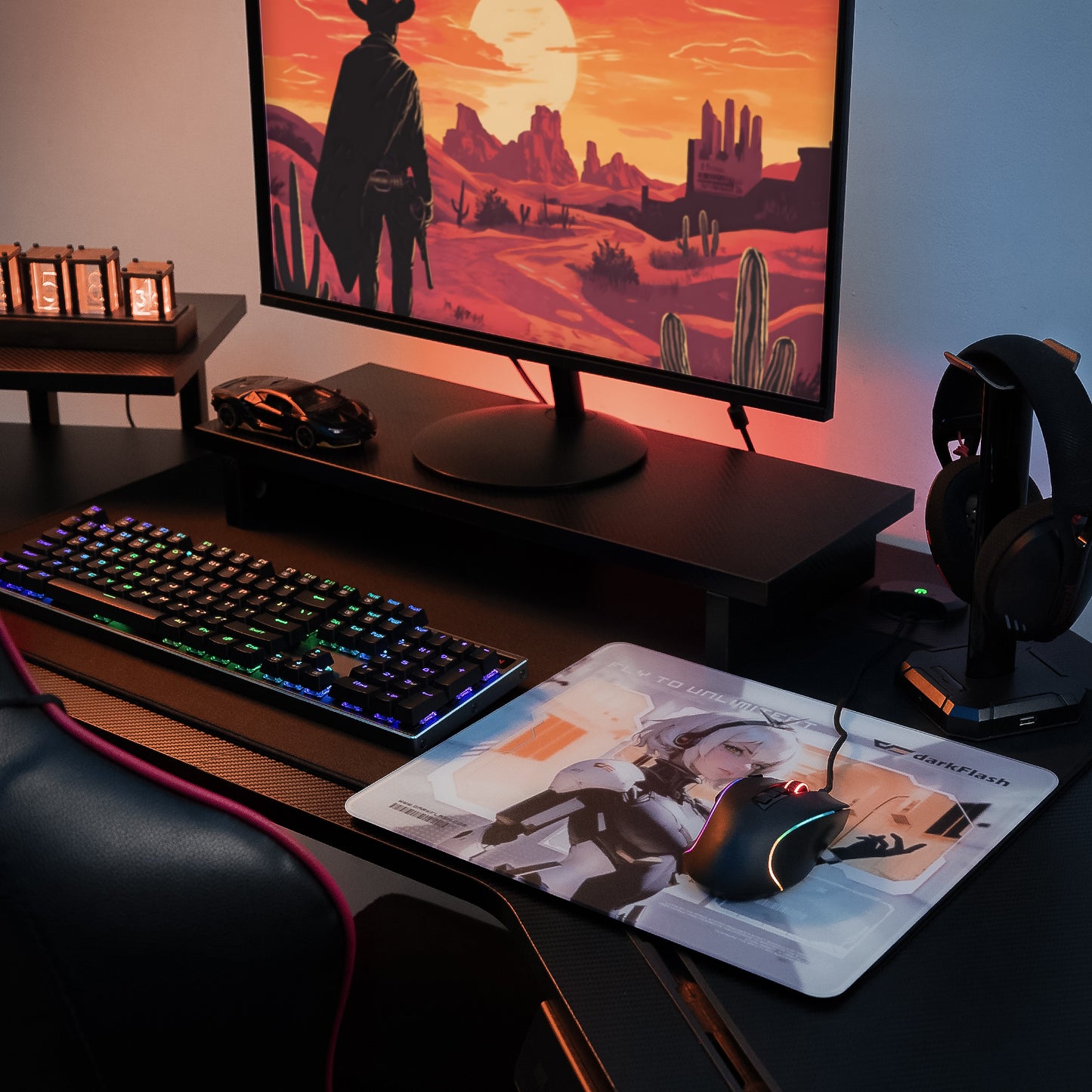 DMP350 Glass Mouse Pad