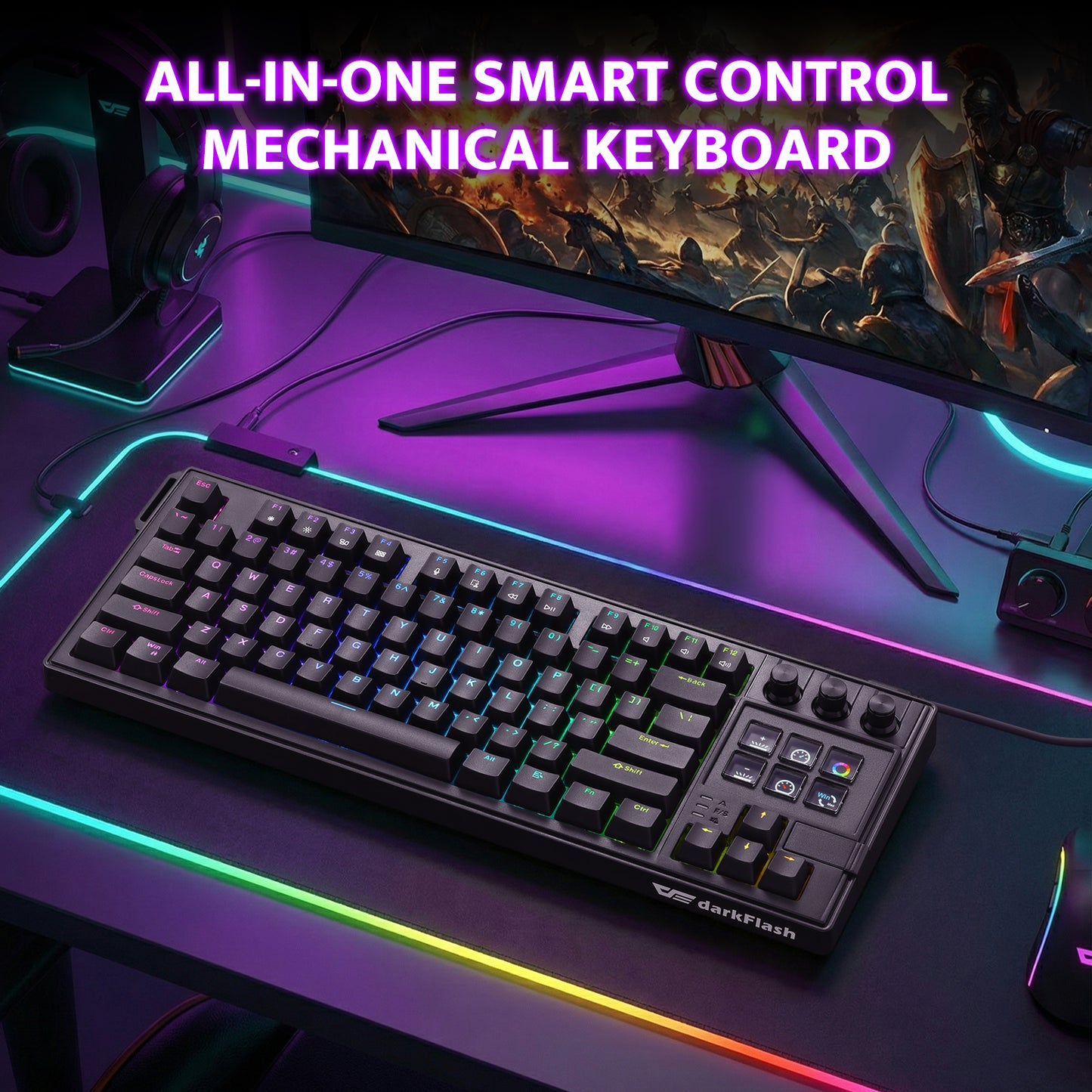 K87PRO TKL Mechanical RGB Gaming Keyboard