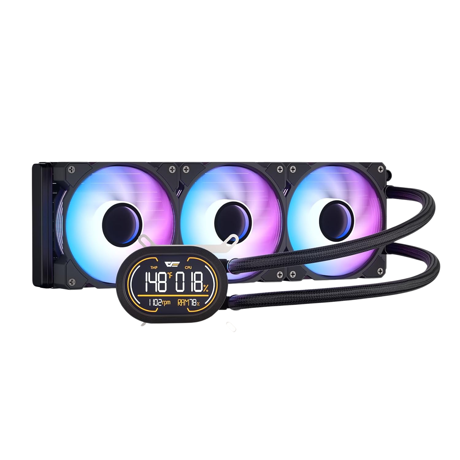 DH360D V1.2 Liquid CPU Cooler with Display