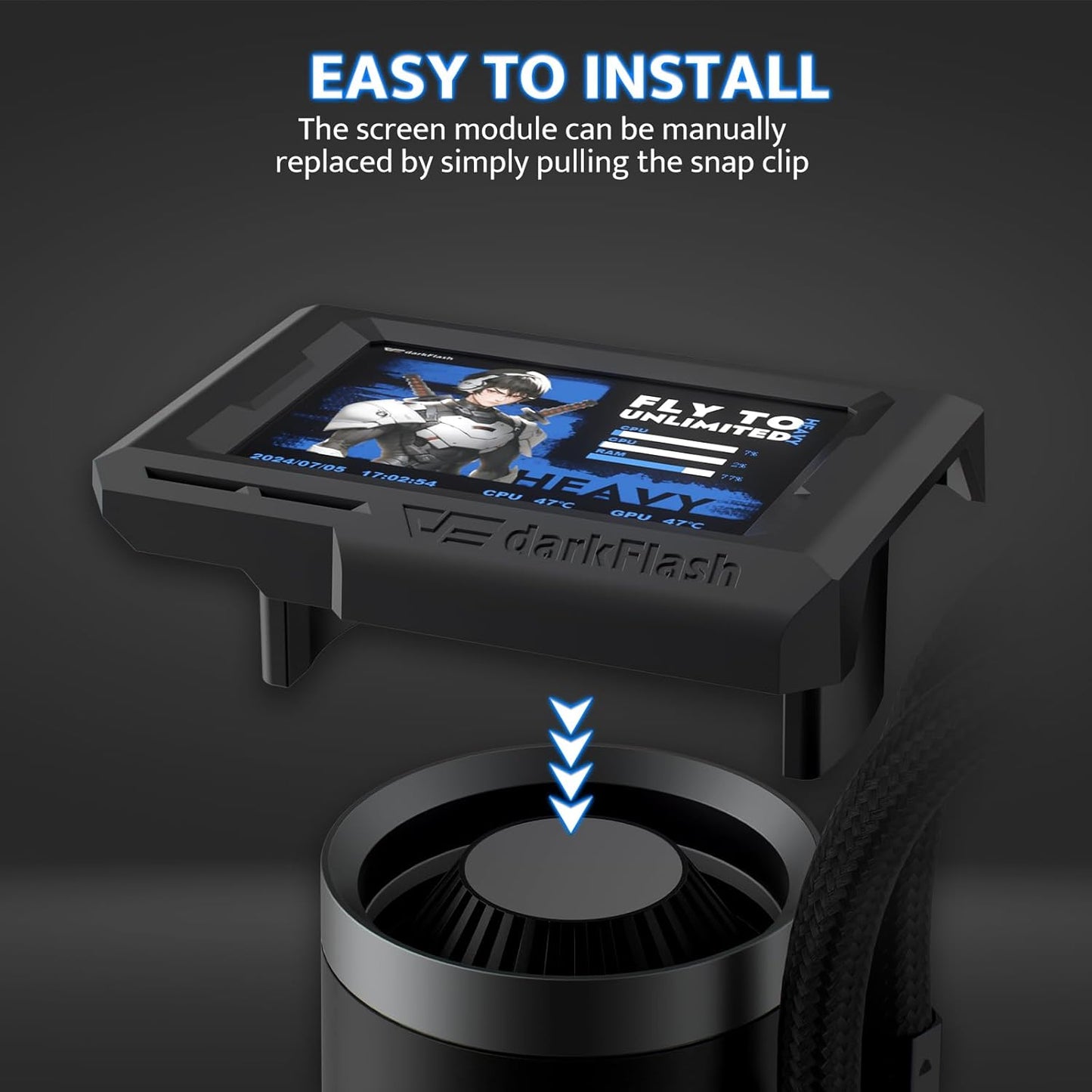 3.5in AIO Display Screen Upgrade Kit LCD Screen