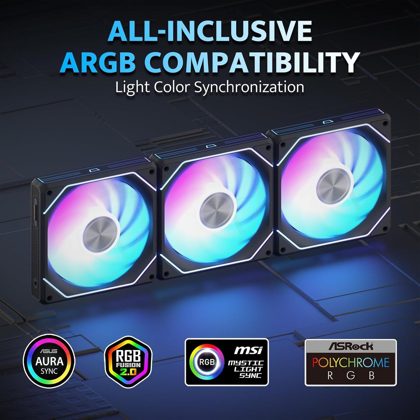 G24 Magnetic ARGB Case Fans (120mm)