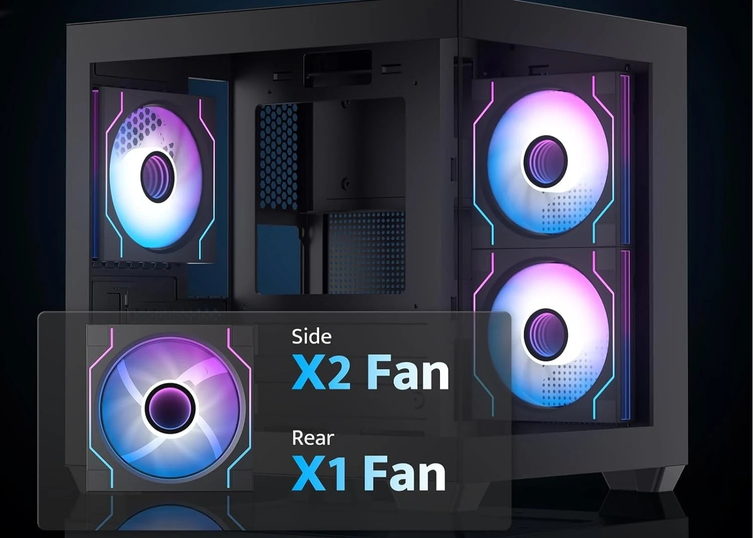 C275P ITX PC Case-darkFlash