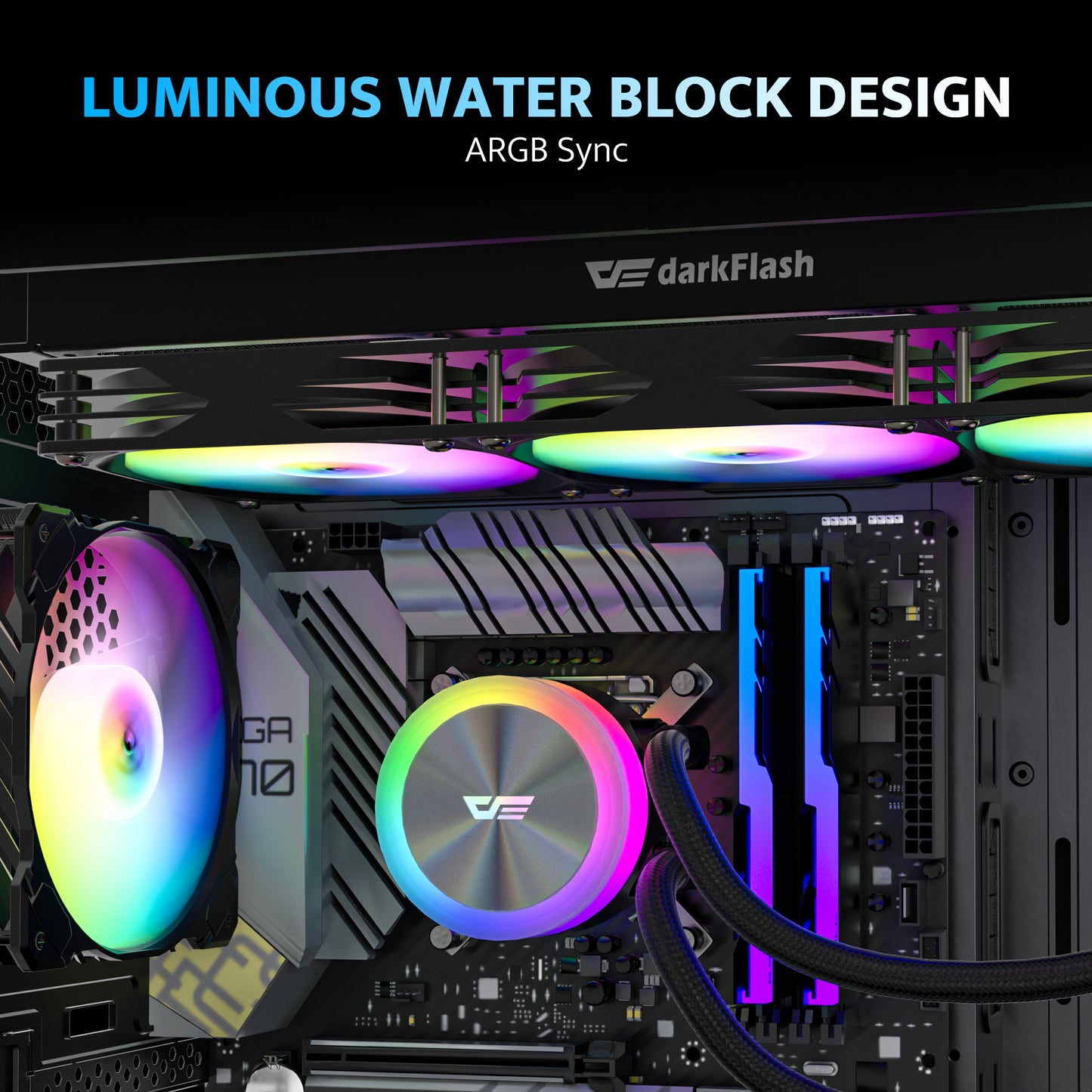 luminous water block design