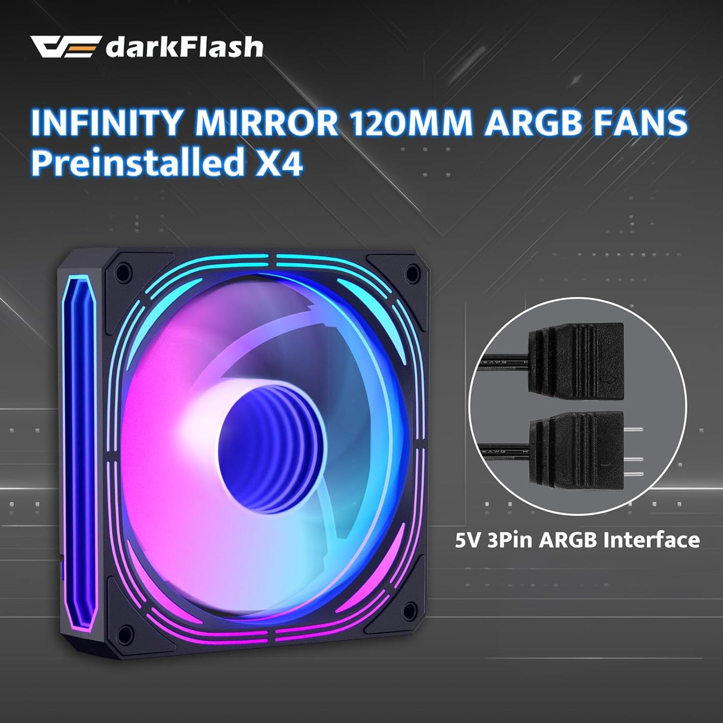 includes argb fans