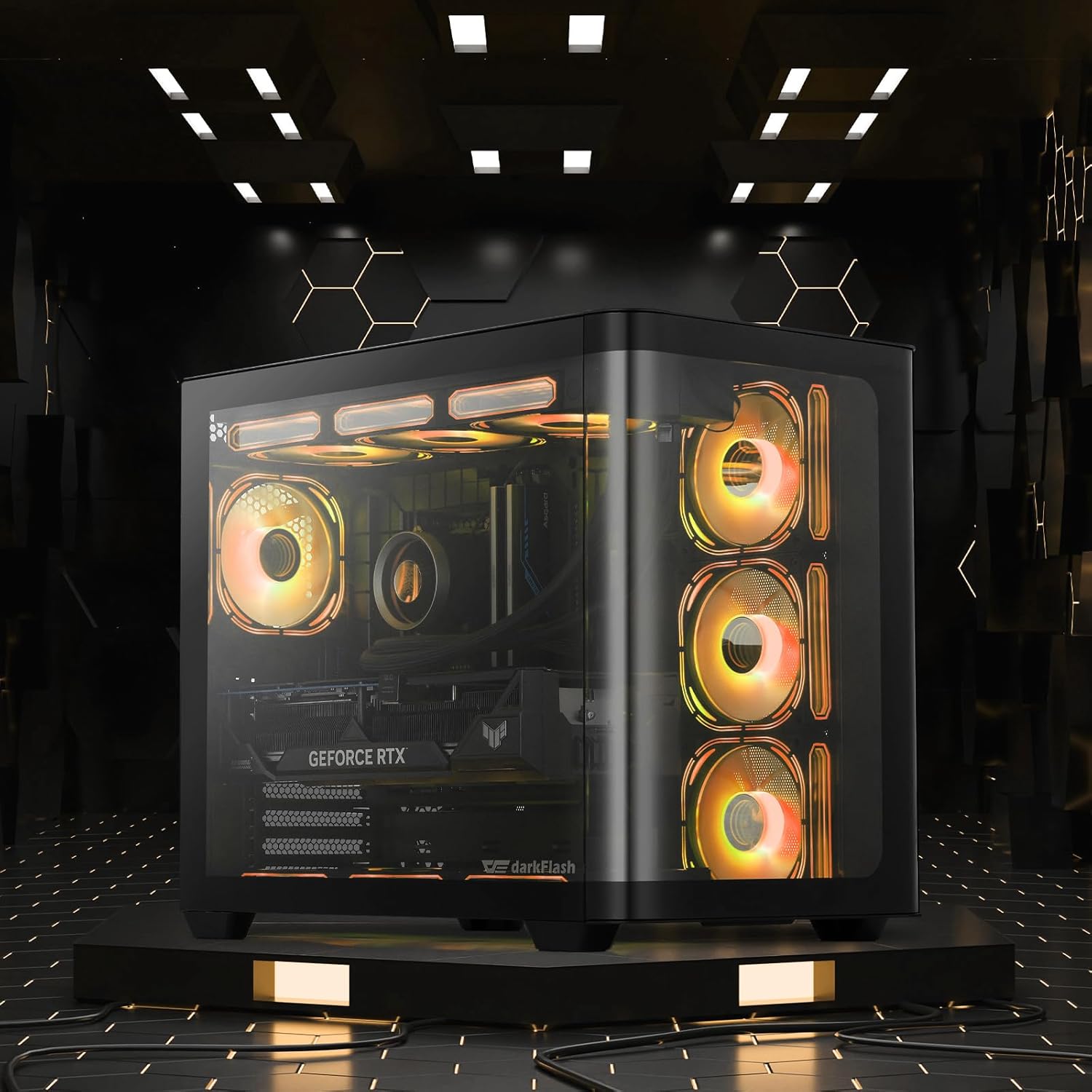 DPW90 ATX Mid-Tower Gaming PC Case-8