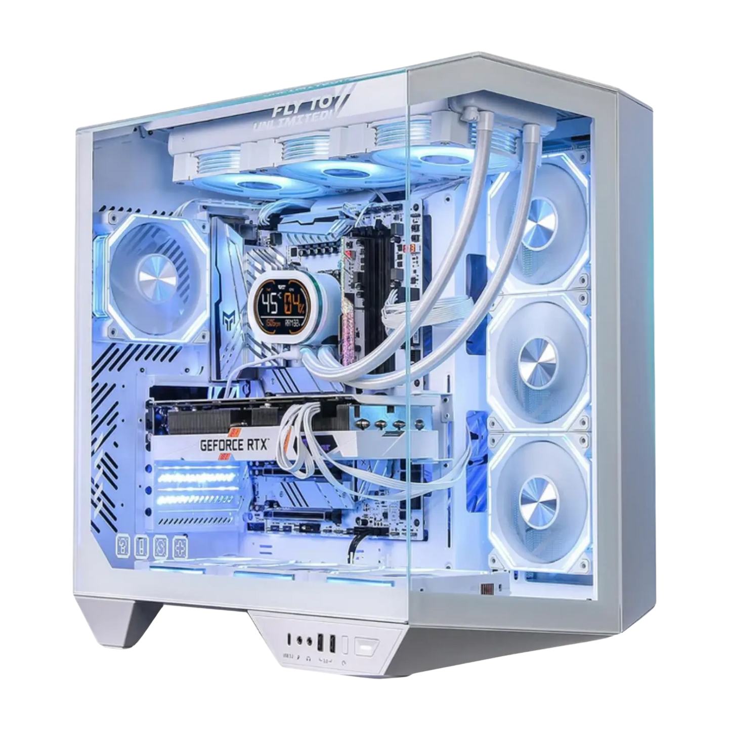 DY470 Full-Tower ATX Gaming PC Case-DARKfLASH