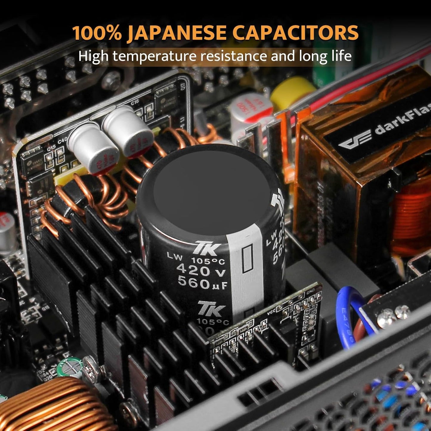 100% japanese capacitors-darkFlash