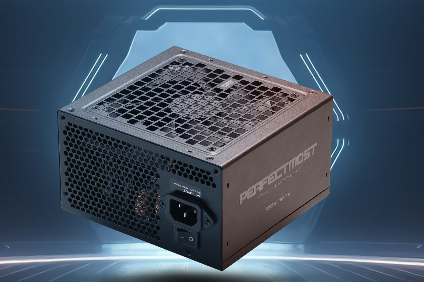 ATX 3.1 power supply unit with benefits listed-darkFlash
