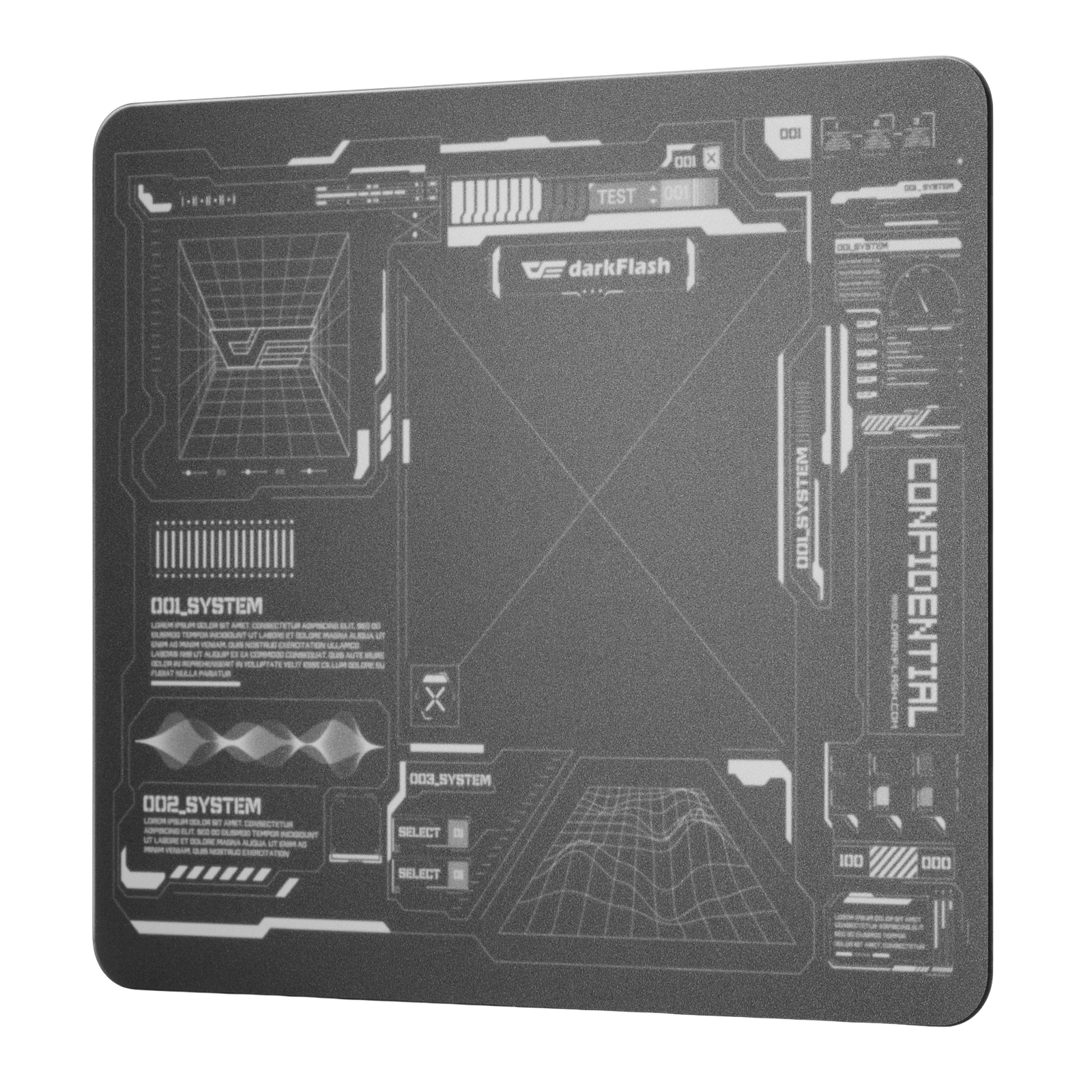 DMP300 Glass Mouse Pad