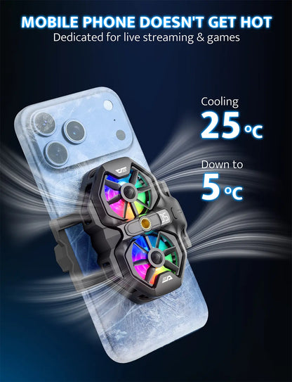 DK-GS Dual Core Phone Cooler with Clip