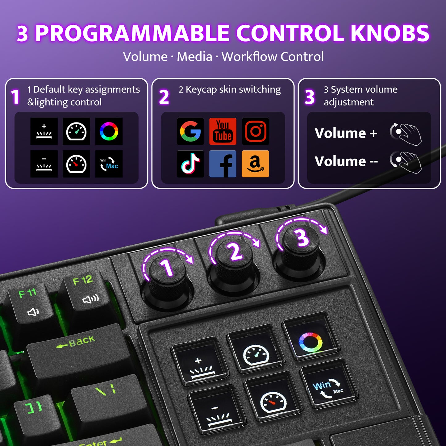 K87PRO TKL Mechanical RGB Gaming Keyboard