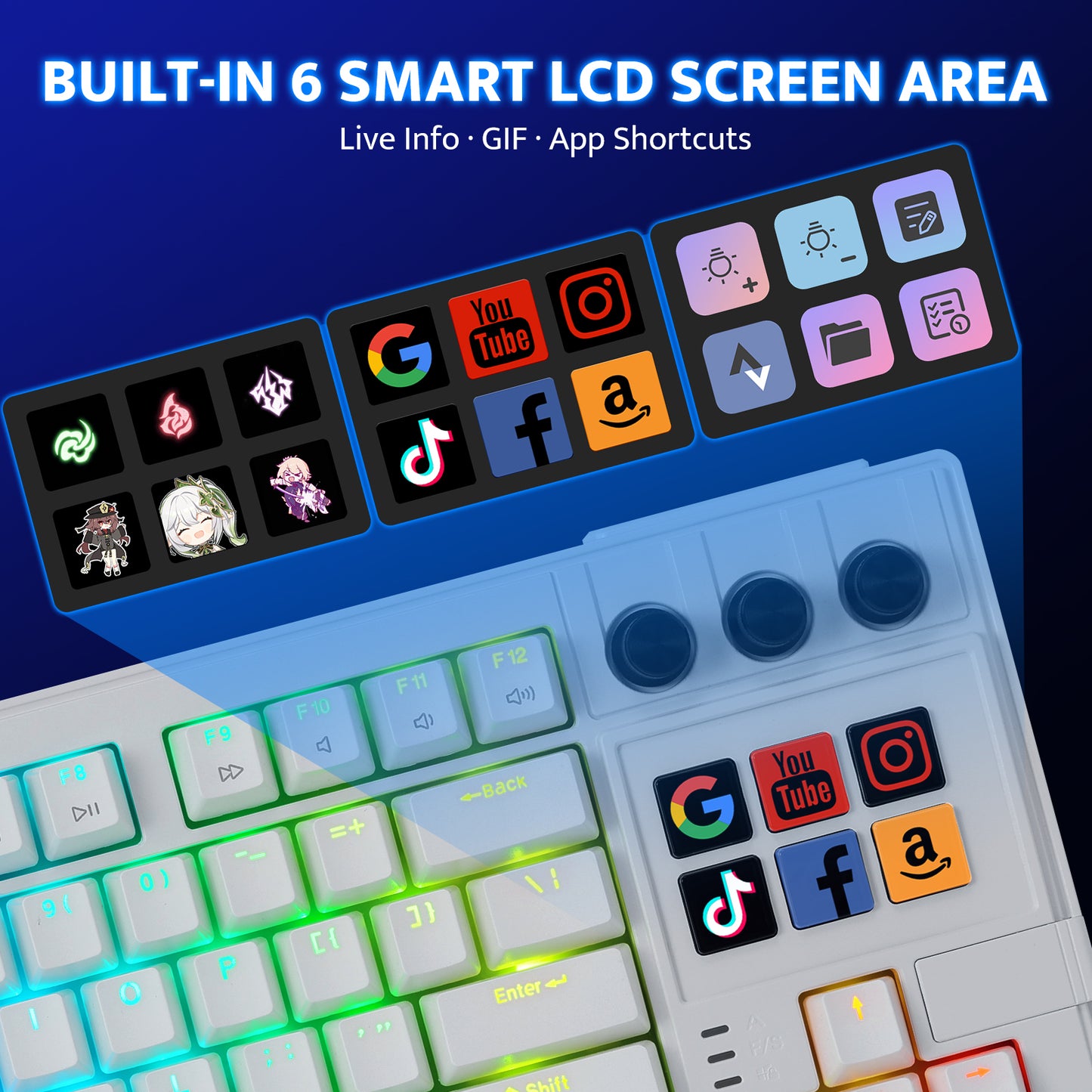 K87PRO TKL Mechanical RGB Gaming Keyboard