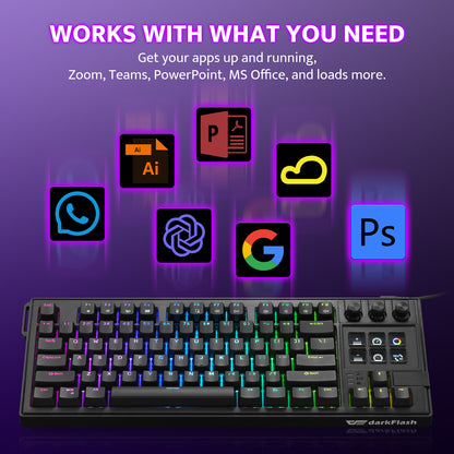 K87PRO TKL Mechanical RGB Gaming Keyboard