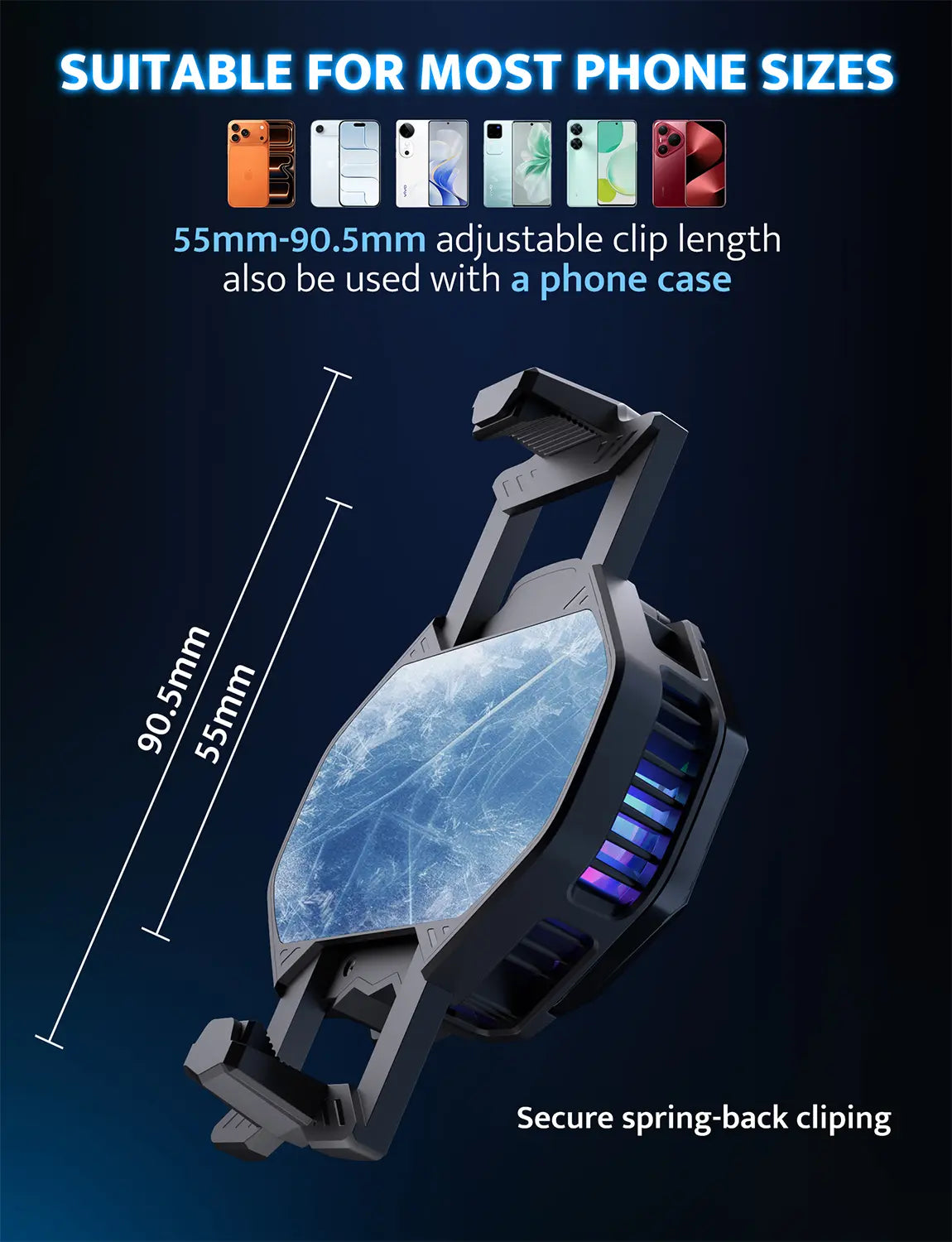 DK-GS Dual Core Phone Cooler with Clip