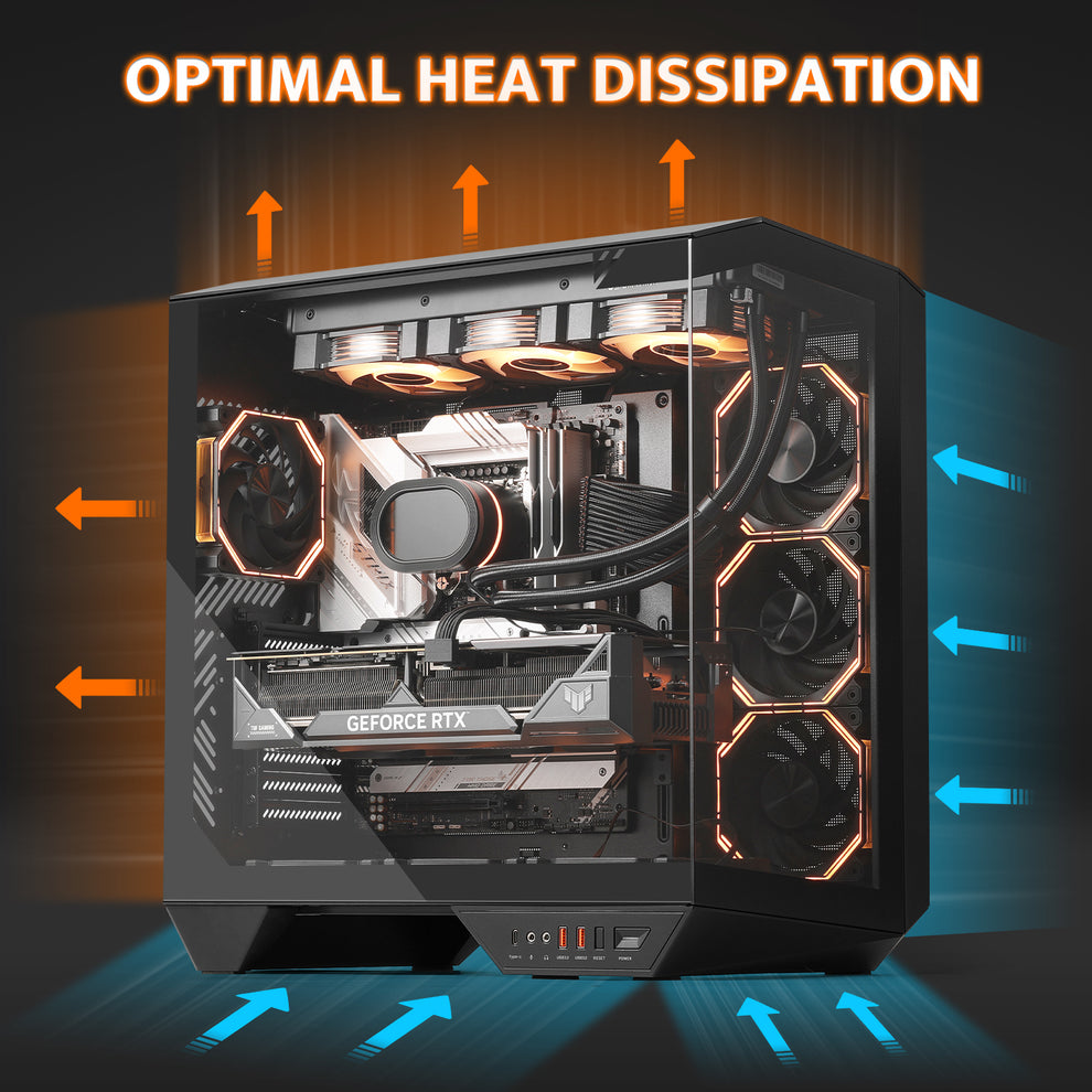 Atx Shop DY470 Full-Tower ATX Gaming PC Case | darkFlash – darkFlash Official