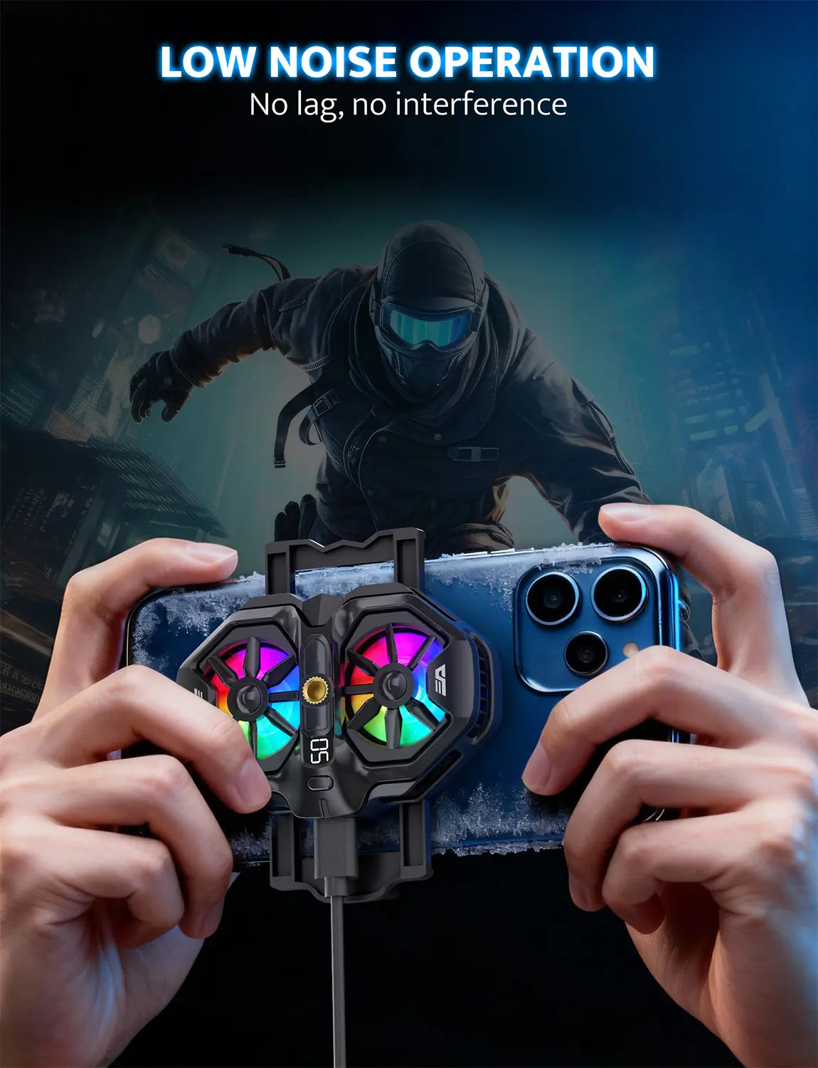 DK-GS Dual Core Phone Cooler with Clip