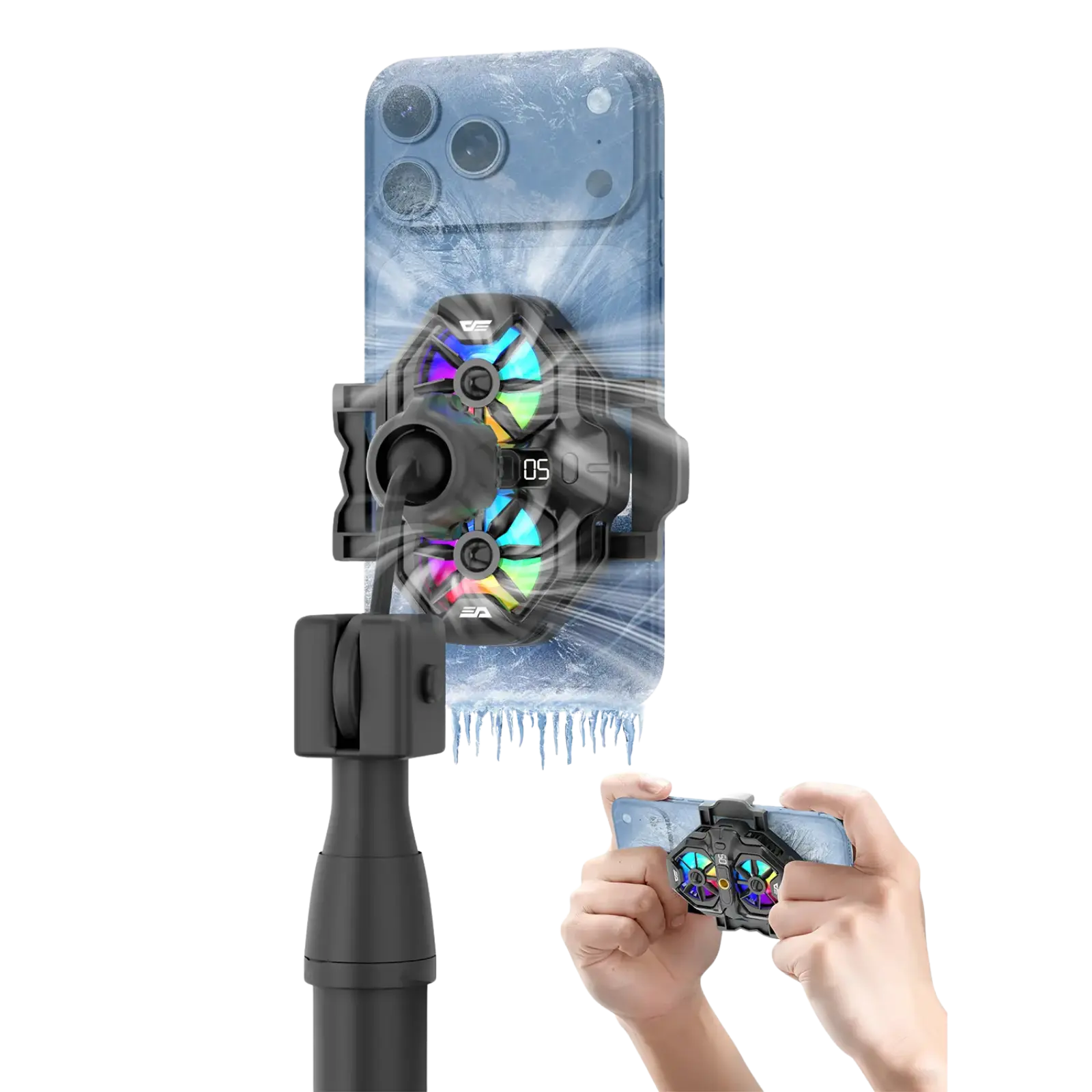 DK-GS Dual Core Phone Cooler with Clip