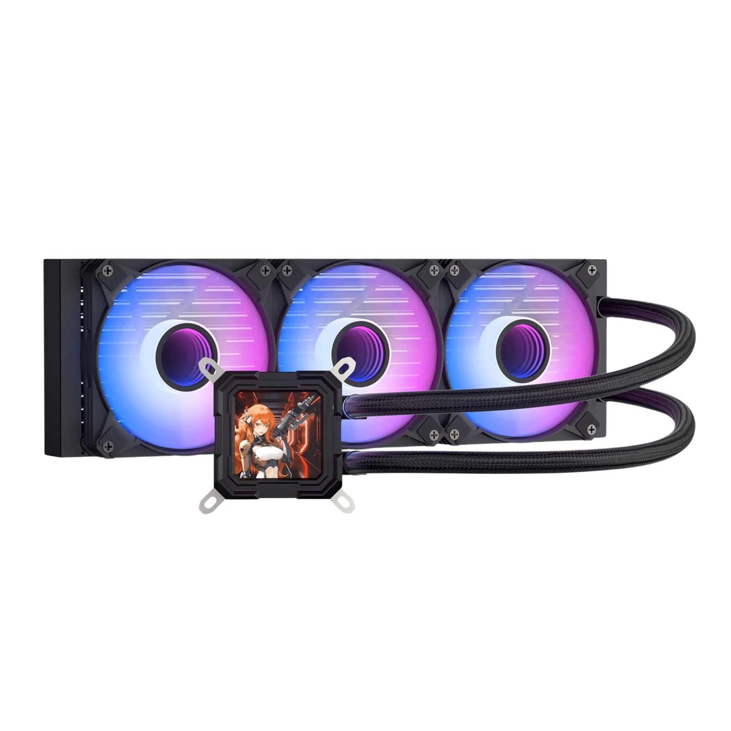 DV360S Liquid CPU Cooler with LCD Screen