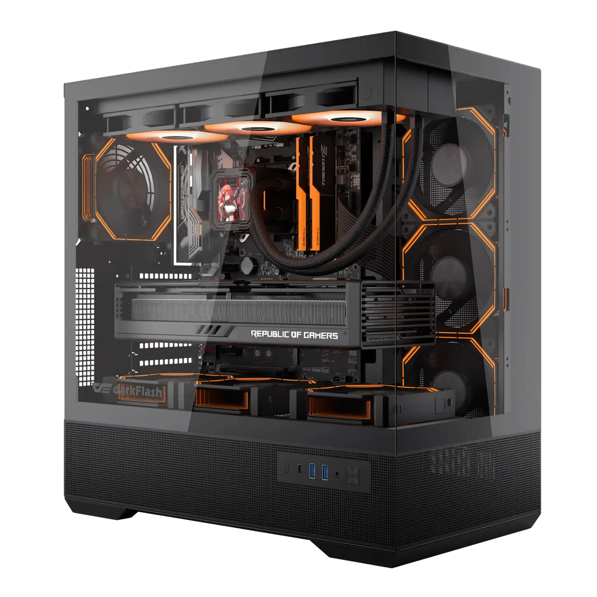 Flotherm Computer Case FLOATRON F1 M-ATX PC Case | darkFlash – darkFlash Official