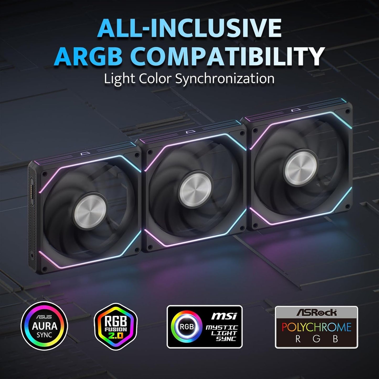 G16 Magnetic ARGB Case Fans (120mm)