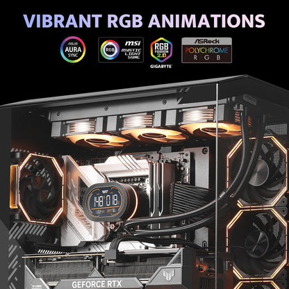 DH360D V1.2 Liquid CPU Cooler with Display