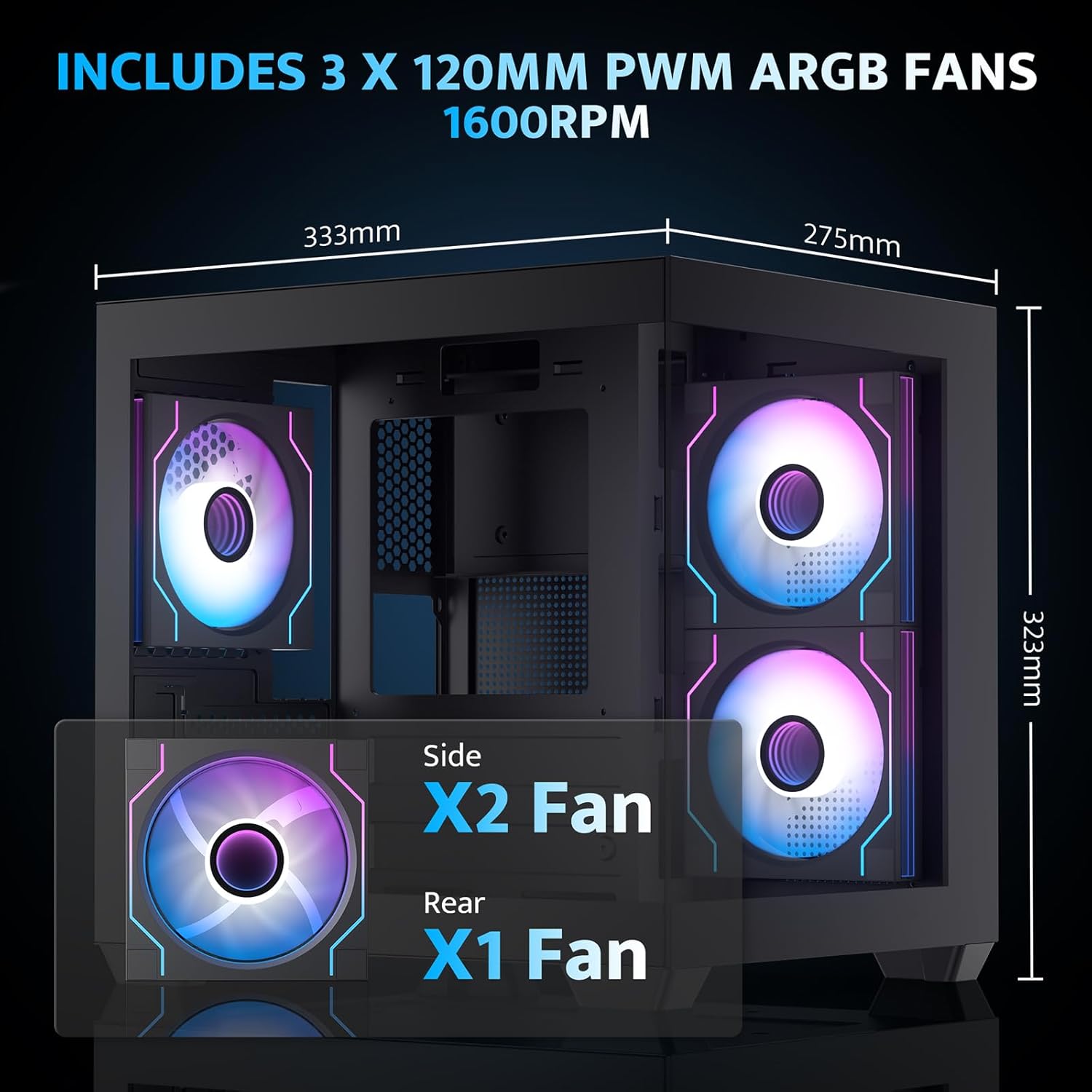 C275P ITX PC Case-7