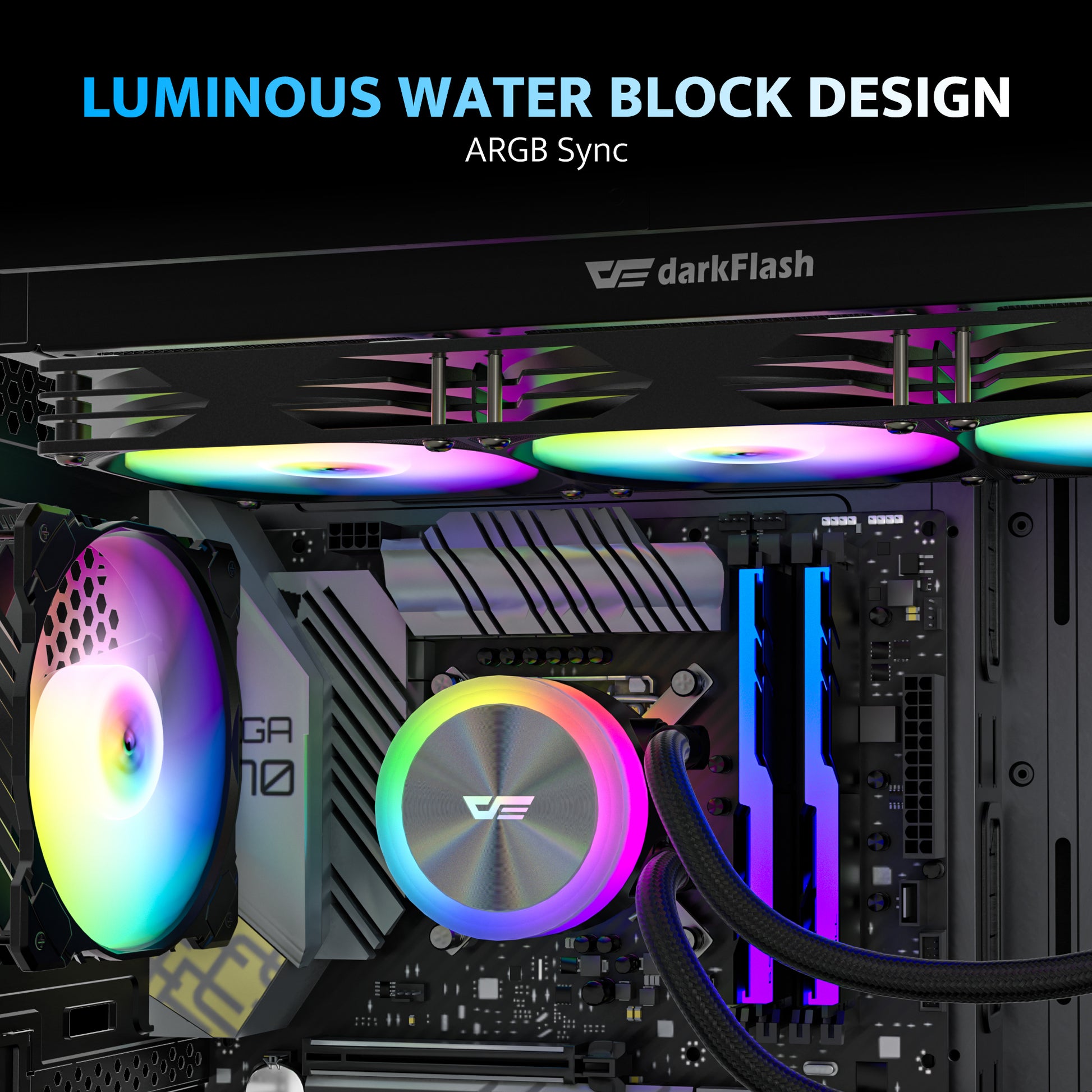 luminous water block design