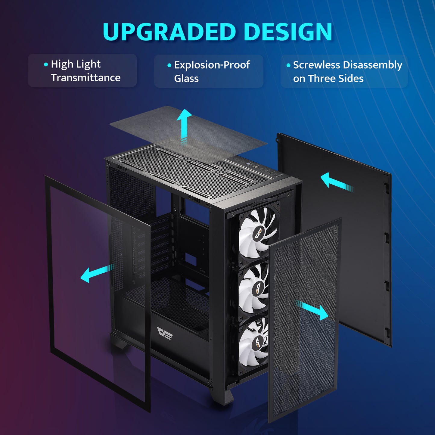 DRX70 ATX Mid-Tower Gaming PC Case-2