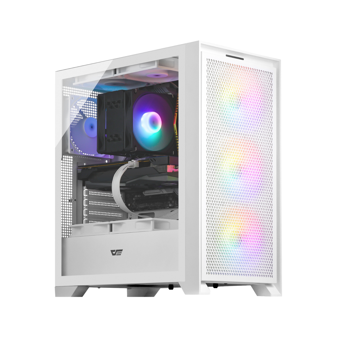 DRX70 ATX Mid-Tower Gaming PC Case white