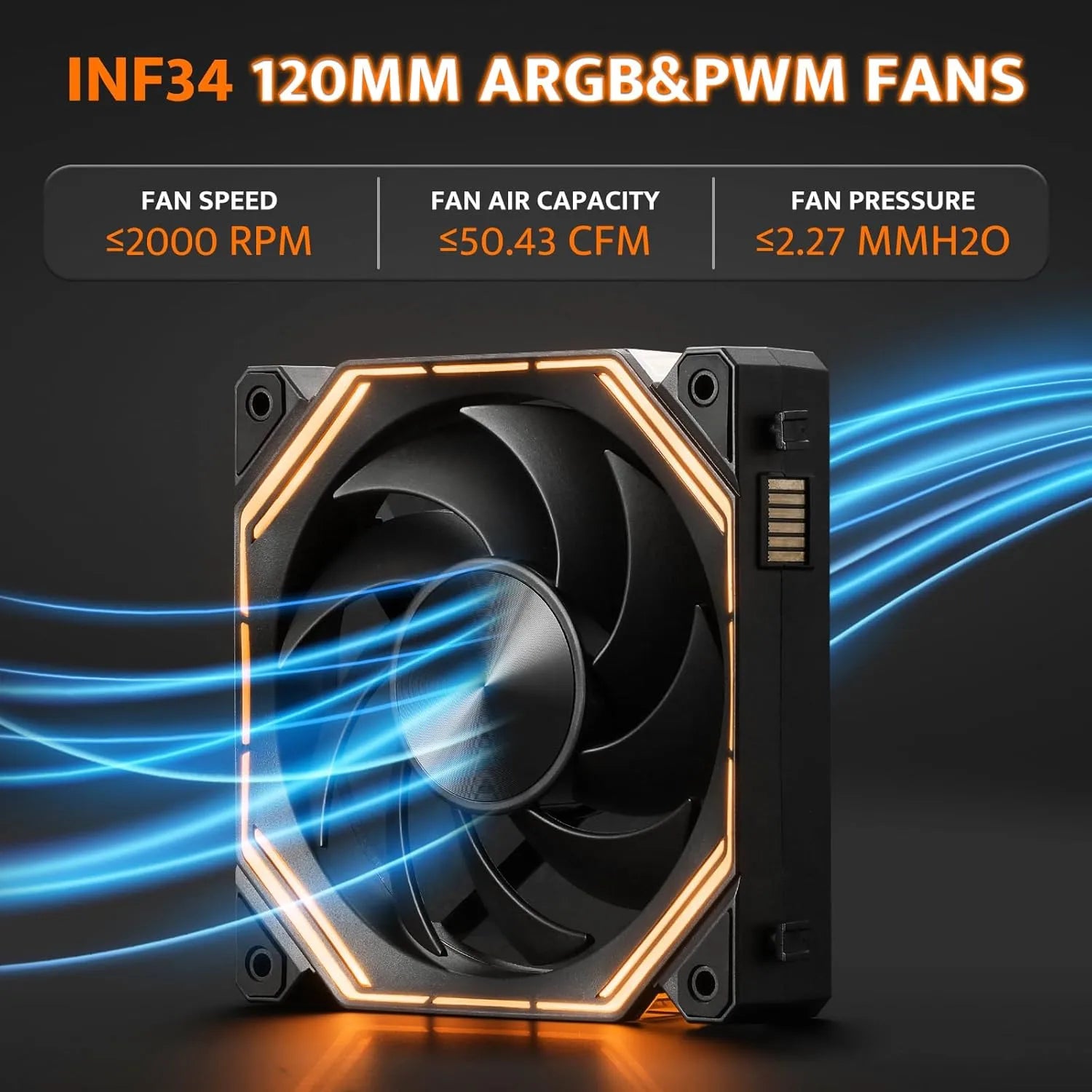 120mm argb&pwm fans