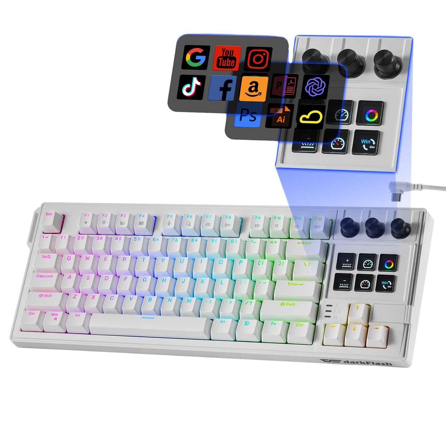 K87PRO TKL Mechanical RGB Gaming Keyboard