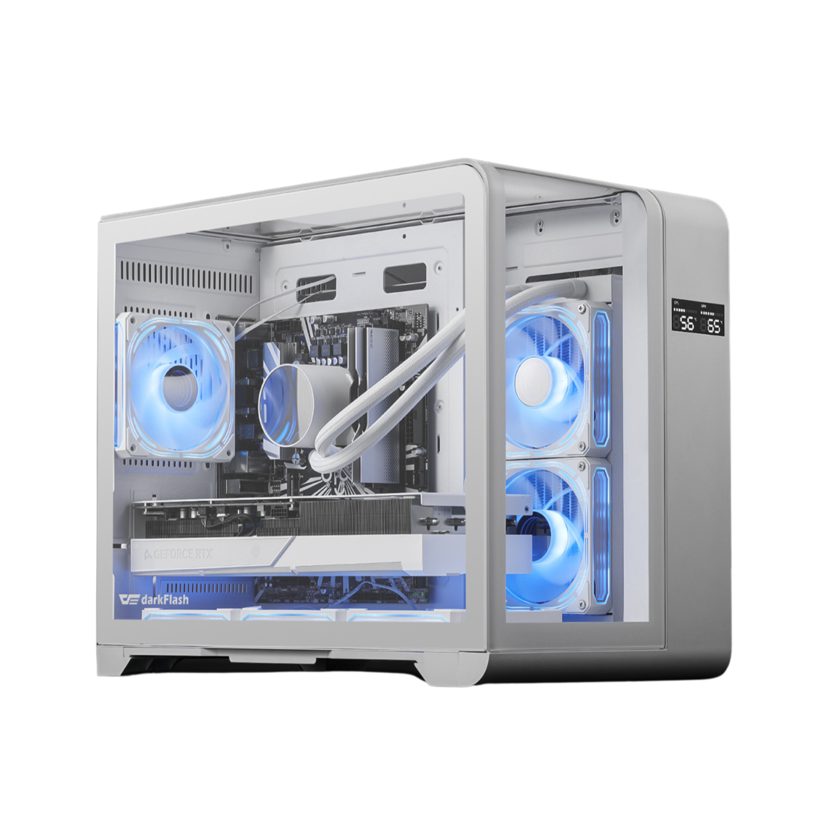 L280M Micro-ATX PC Case with Screen-1