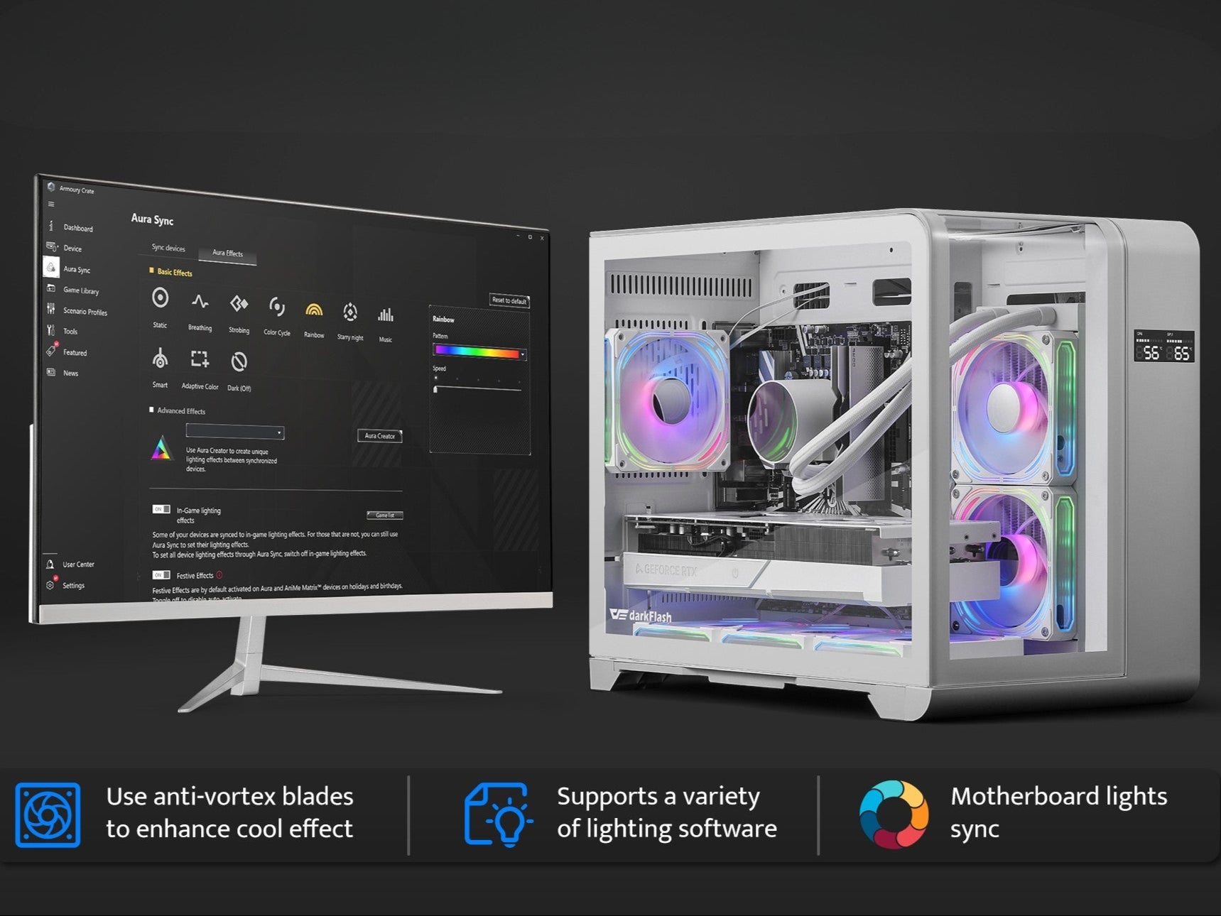 L280M Micro-ATX PC Case with Screen