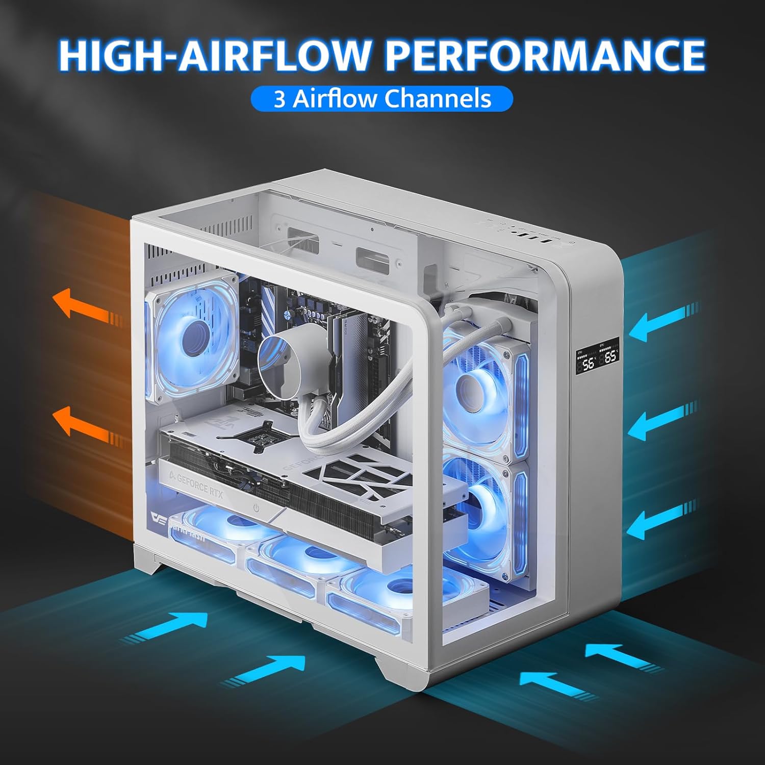 3 airflow channels