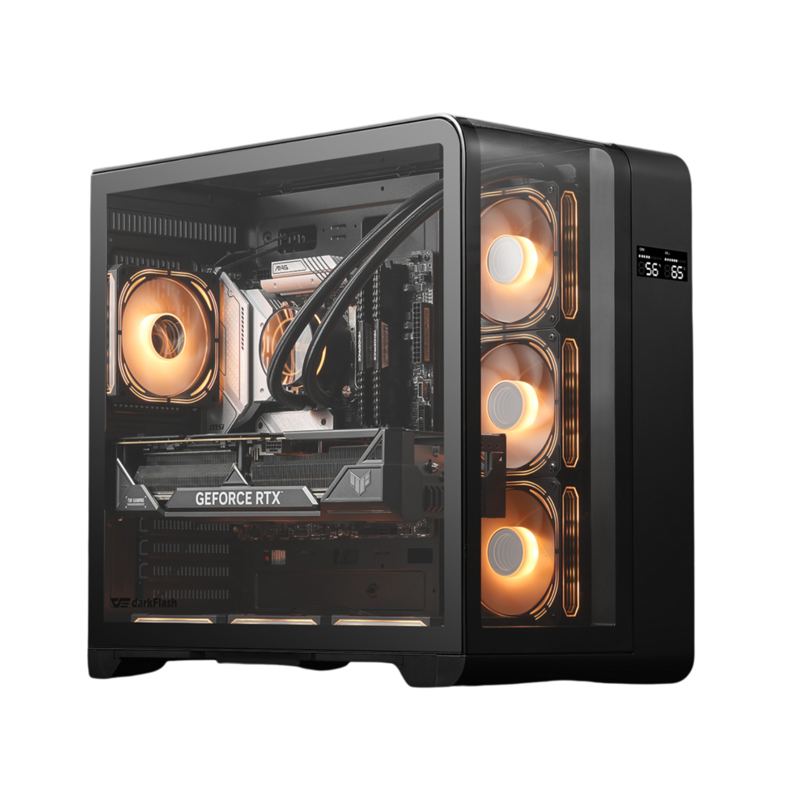 L280 ATX Mid-Tower PC Case with Screen-1