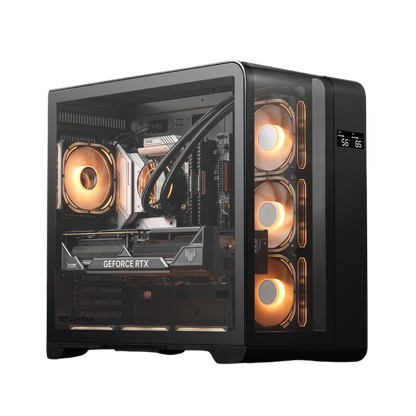 L280 ATX Mid-Tower PC Case with Screen-1
