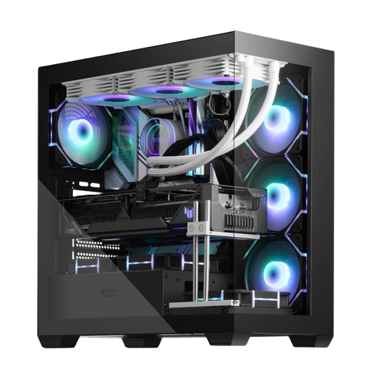 Computer pc case with RGB lighting-darkflash DS900