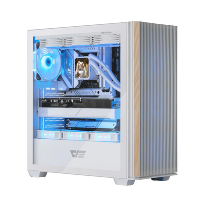 Computer case with visible internal components-darkFlash DS900WS ATX PC Case