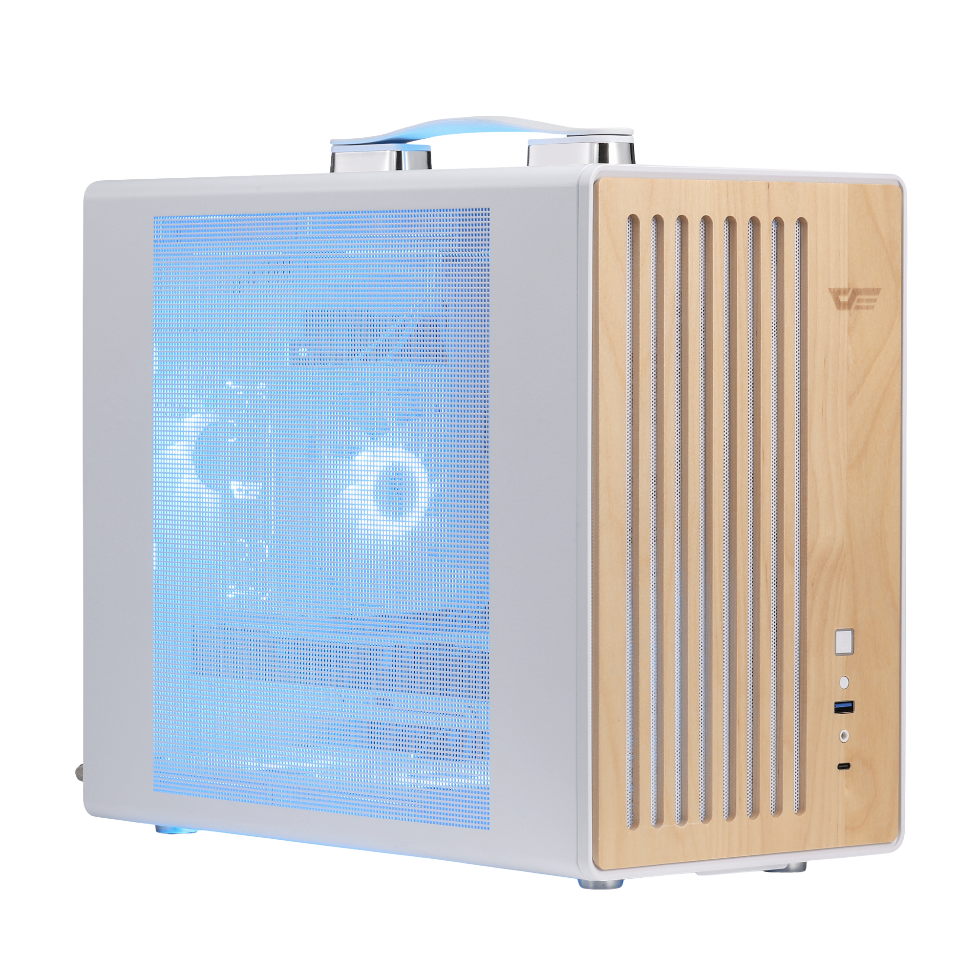 darkFlash WD200 MATX PC case-white